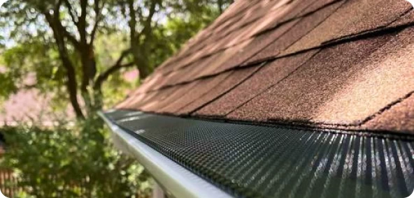 Leaf Guard on new gutters.